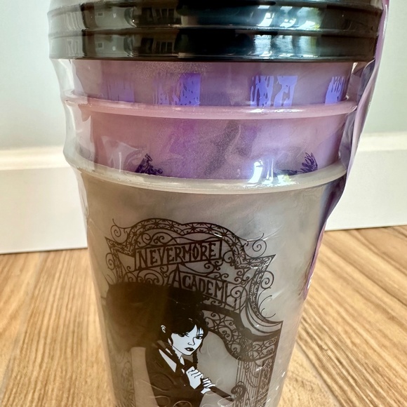 Zak! Designs 3-Pack Wednesday Nevermore Academy Glow in the Dark Tumblers 25 oz - Picture 8 of 14